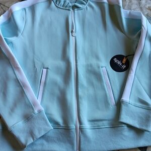 Women's Light Blue Varsity Jacket
